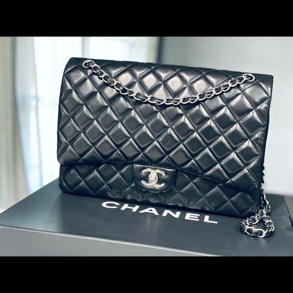 **SOLD**Chanel Classic Maxi Handbag - Picture 2 of 4